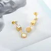 Gold Color Austrian Crystal Classic Hollow Round Necklace Pendant Earrings Jewelry Set7400720