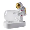 Nórdico Astronauta Hidropônico Planta Verde Vaso Mergulhador Flor Pot Jardim Mesa Mesa Mesa Personalidade Casa Decoração Presente 1007