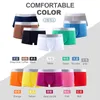 Silkboxare män pantie andningsbara boxershorts spandex sexiga män underkläder manliga män underbyxor män boxare trosor set lj200922