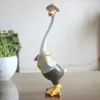 Cartoon imitation duck Decorative Objects home garden courtyard decoration resin animal color painting crafts