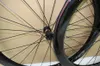 Skivbromsneub Dura ACE 700C 50mm Djup Vägcykel Koldioxidhjul 25mm Bredd Clincher Carbon Wheelset kan vara XDB-fartyg