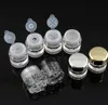 5G Mini Diamond Shape Loose Powder Bottle Empty Case Travel Cosmetic Glitter Eye Shadow Box Pots Bottles with Sifter and Lids Factory price
