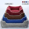 Lit pour animaux de compagnie pour petit, moyen et grand chien Crate Pad Deluxe Literie douce Fond étanche à l'humidité pour toutes les saisons Puppy Dog House Pet Bed 201119