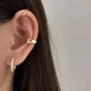Hoop Huggie Unregelmäßige Wrap Cartilago Minimalistische Gold Silber Farbe Clip Auf Ohrringe Für Frauen Mädchen Kein Piercing Ohne Loch Schmuck SD22621