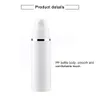 15 30 50 ML Vide rechargeable blanc haute qualité airless pompe à vide bouteille en plastique crème lotion Conteneur Tube Voyage Taille EEF3935