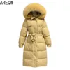 Winterkleding van dames voor vrouwen lange jassen en jassen met bont Slim Fashion Warm Dikke Parkas Winter 201210