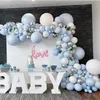 170 pièces ballons pastel guirlande arc Kit Macaron bleu anniversaire mariage bébé douche anniversaire fête décor Balloonwall T2006244130689