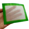 Silicone Dab Wax Mat 4x5" Platinum Cured Food Grade Small Non-stick Slick Silicon Oil Concentrate Pads