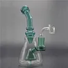 Glass Beaker Bongs Tornado Perc Percolator Vortex Water Pipes 8 inches dab rigs heady oil rig with banger nail and glass oil burne5499744