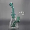 Glazen beker Bongs Tornado Perc Percolator Vortex Waterleidingen 8 inch dab rigs bedwelmend booreiland met banger nagel en glas olie burne3906676