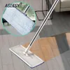 2IN1 Flat Squeeze Automatic Mop Bucket Avoid Hand Washing Floor Cleaner Magic Mop Spin Self Cleaning Lazy Mop Household Tool LJ201249x