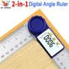 0-200mm 8 '' Compteur numérique Angle Inclinomètre Angle Règle numérique Électron Goniomètre Protractor Angle Finder Outil de mesure 201117