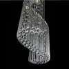 DHL / UPS / FedEx s Design Modern Hänglampor Vardagsrum L800 Crystal Chandeliers S-Shaped Crystal Inomhusbelysning för Bar Sovrum Korridor