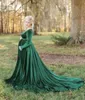Nowa sukienka macierzyńska Pleuche Pogna długie sukienki ciążowe Elegencja Maxi Matters Sukni