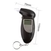 Backlit display professional digital alcohol breath tester high precision detector audio alarm exhalation analyzer comes with keychain