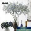 1 pc Artificial Baby's Hasso Flor Gypsophila Fake Silicone Plant para Casamento Home Hotel Party Decoration 5 Cores