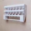 ADOREHOUSE Wall-Mount Paper Towel Holder Sauce Bottle Storage Rack 4 In 1 Plastic Film Cutter Mutifunction Kitchen Organizer C1003
