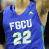 Vin Florida Gulf Coast FGCU EAGLES 농구 저지 NCAA 대학 Caleb Catto Jalen Warren Zach Scott Rainwater Gagliardi Hardy Goodwin Tucker