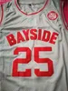 Ucuz Özel Basketbol Film Bayside 25 Morris Nakış Mesh Jersey XS-5XL NCAA