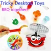 Kids Kitchen Set BBQ Games Tricky Desktop Toys Rotisserie Grill Shop Barbecue Food Sale Pretend Play House Party Fun Interactive LJ201009