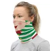 red green Chirstmas Shield Face Outdoor Sports Bandana Mask Magic Headscarf Headband Visor Neck Gaiter Christmas Decoration Gifts
