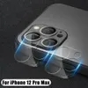 iPhone 11 Pro Max 12 Pro Max Camera Lens 화면 보호기에 대 한 카메라 필름 강화 유리 소매 상자가있는 완전 커버
