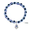 Kamień naturalny Bransoletki Evil Eyes Unisex Fashion Blue Eye Bransoletka Party Biżuteria Proste bransoletki Evil-eye Hand Lucky