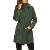 Women Outerwear Raincoats Coats Designers Clothes Ropa de mujer Yoga Gym Jacket Quick Dry Waterproof Raincoat Long Sleeves