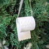 Nouvel ornement de Noël 2020, Ornement d'arbre de Noël en papier toilette, Cadeau de Noël, Usine Drect, Bonne qualité, Expédition rapide DHL