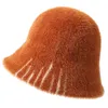 Kobieta wiadro kapelusz panama kapelusz dla kobiet wiadro wełniane czapki luksusowy jesień i zima ciepłe czapka elegancka kobieta klasyk