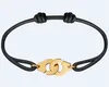 2021 Perfekt kvalitet Frankrike Berömda smycken Dinh Van Armband för kvinnor Mode Smycken 925 Sterling Silver Rope Handcuff Bracelet Menottes