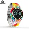 Cainuos красочные умные часы обнаружения движения цифровые умные спортивные фитнес женщины мода водонепроницаемый шагомер творческие часы 201114