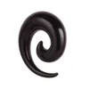 2-20mm Acrylic Spiral Ear Gauges Fake Ear Tapers Stretching Plugs snail Tunnel Expanders Earlobe Body Piercing Jewelry