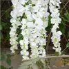 Simulation flower Single elongated Wisteria Bean vine Flowers string Stage decoration of indoor and outdoor wedding studio