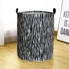 40 * 50cm padrão dobrável grandes cestas de lavanderia hamper sujo pano de armazenamento de armazenamento de lavagem de lancha colapsible cesta de roupa gcb14715