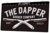 LD5977 Dapper Barber Company Hair 3D Gravering Led Light Sign grossisthandel