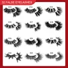 Kabarık 7-20mm Kirpikler Toptan 5D Vizon Kirpikler Doğal Yanlış Göz Lashes Yumuşak Set Faux Cils Toplu Makyaj Dökme Makyajda Yanlış Lashes