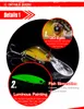 12 teile/los Minnow Swimbait Angeln Locken Leuchtende Köder Harte Wobbler Bass Schwimmen 9 cm 7,3g