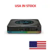 USA ma magazyn x96 x4 telewizora amlogic s905x4 Android 11 4GB 32GB 100m LAN LAN Quad Core Dual Band WIFI 8K