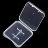 Micro SD Memory Card Protection Box Ultra Thin Transparent Plastic Storage field Retail