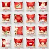 Christmas Decorations Pillowcase Santa Snowman Christmas Pillowcase Holiday Home Decoration Pillow Cushion Cover 23 Style Can Choose XD24035