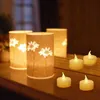 24шт светодиодный электрический поддельный свеча в теплых белых реалистичных ярких мерцающих лампочкой светодиодный чай для сезонного празднования фестиваля H1222
