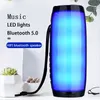 TG157 LED Light Universal Outdoor Wireless Mini Bluetooth Speaker Portable Overweight Subwoofer Car Multifunktion Stereo Support TF-kort