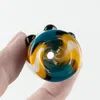 Rokende accessoires glazen kommen 14 mm 18 mm mannelijk groen blauw dikke heldere waterkom voor bongs dab rig