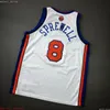 100% zszyte Latrell Sprewell Jersey XS-6XL Męskie Dokładnie Koszulki do koszykówki Tanie Mężczyźni Kobiety Młodzież