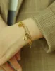 Bracelet de bijoux de mode designer de luxe belle clé de verrouillage rose or titane bracelet de charme de chaîne en acier inoxydable pour femme filles étudiants