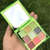 Nueva paleta de maquillaje de 9 colores paleta de sombras de ojos con sombra de ojos de alta calidad brillo de cajas transparentes maquillaje dhl envío gratis