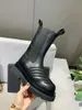 2021 Designer Hot Style Top Quality Black Designer Märke Boots Kvinnor Plattform Boo Buckle Zipper Korta Ankel Boots Dam Läder Stövlar