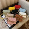 Fashion Thick Chain Pleated Handbags 2021 Ladies Shoulder Bags Brand Designer Women's PU Leather Crossbody Bag Solid Color Purse