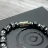 Neue schwarze Vintage magnetische Hämatit-Perlen-Energie-Heiltherapie-gesunde Halskette für Männer und Frauen HN022265r